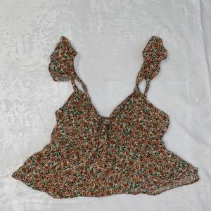 Floral crop top
